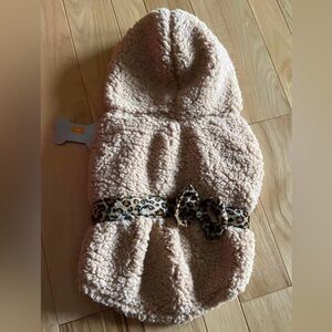 FURRY FRIENDS & CO | NWT Sherpa Dog Coat size Medium